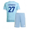 Camiseta Juventus Andrea Cambiaso #27 Segunda Equipación Replica 2025-26 para niños mangas cortas (+ Pantalones cortos)